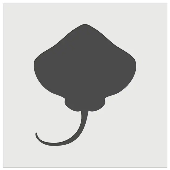 Stingray Skate Fish Silhouette Wall Cookie DIY Craft Reusable Stencil {2}