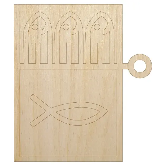 Can of Sardines Unfinished Wood Shape Piece Cutout for DIY Craft Projects {7}