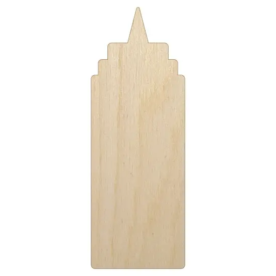 Ketchup Mustard Condiment Bottle BBQ Solid Unfinished Wood Shape Piece Cutout for DIY Craft Projects {7}