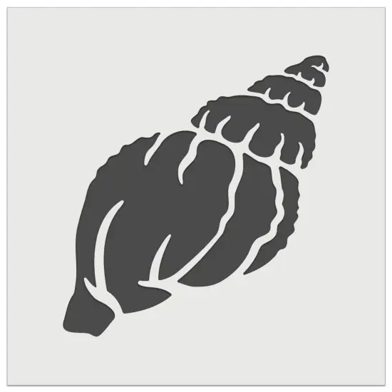 Tulip Seashell Sea Shell Wall Cookie DIY Craft Reusable Stencil {7}