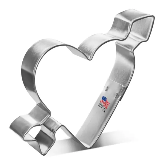 CookieCutter.Com Heart Cookie Cutter 4.25 Inch &ndash;Tin Plated Steel Cookie Cutters &ndash; Made In The USA {1}