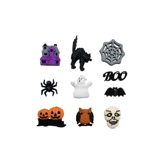 Buttons Galore and More Craft & Sewing Buttons - Fright Night - 27 Buttons {1}
