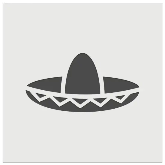 Sombrero Mexico Mexican Fiesta Hat Wall Cookie DIY Craft Reusable Stencil {7}