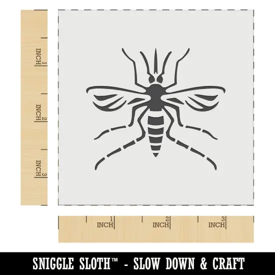 Mosquito Pest Insect Bug Wall Cookie DIY Craft Reusable Stencil {5}