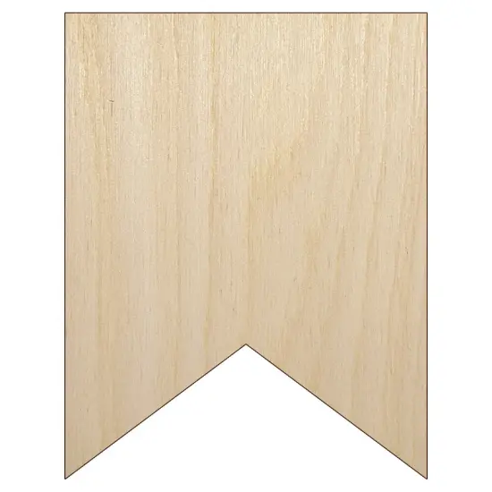 Pennant Swallowtail Unfinished Wood Shape Piece Cutout for DIY Craft Projects {1}