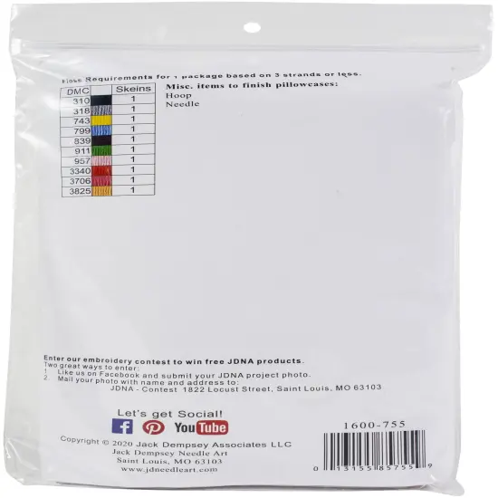 Jack Dempsey Stamped Pillowcases W/White Perle Edge 2/Pkg-Kittens {2}