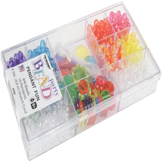 The Beadery Party Bead Box Kit-Translucent Coin {2}