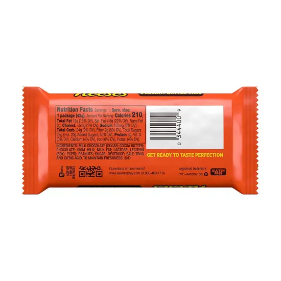 REESE'S Milk Chocolate Peanut Butter Cups Candy, Bulk, Halloween, 1.5 oz Packs (Case of 36) {2}