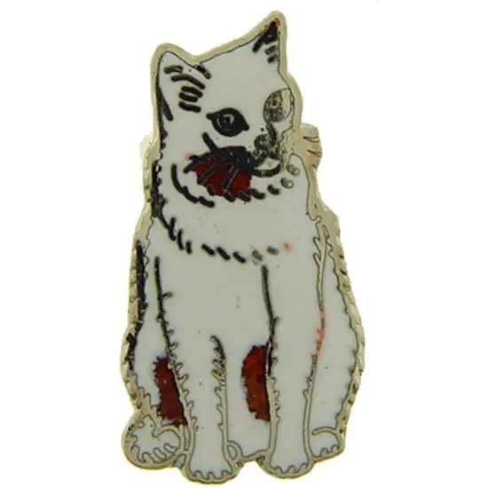 Angora Cat Pin 1" {1}