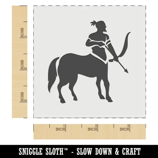 Centaur Mythical Creature Half Horse Man Saggitarius Wall Cookie DIY Craft Reusable Stencil {5}