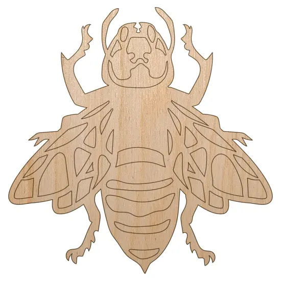 Asian Giant Murder Hornet Wasp Unfinished Wood Shape Piece Cutout for DIY Craft Projects {7}