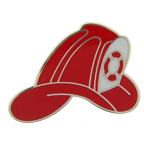 Fireman Helmet Pin 1" {1}