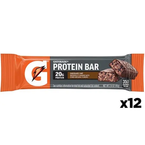 Whey Protein Recover Bars Chocolate Chip 2.8oz (Case of 12) {2}