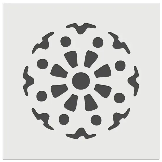 Mechanical Gear Cog Machine Wheel Wall Cookie DIY Craft Reusable Stencil {7}