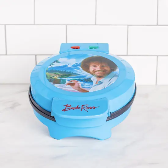 Uncanny Brands Bob Ross Waffle Maker {5}