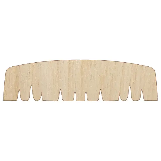 Painter's Brush Mustache Moustache Silhouette Unfinished Wood Shape Piece Cutout for DIY Craft Projects {7}