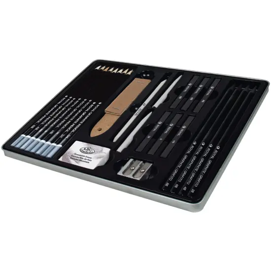Royal & Langnickel(R) essentials(TM) Sketching Art Set W/Tin {2}