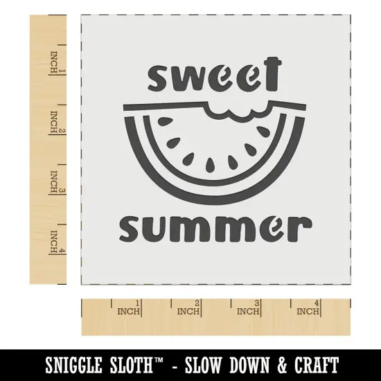 Sweet Summer Watermelon Wall Cookie DIY Craft Reusable Stencil {7}