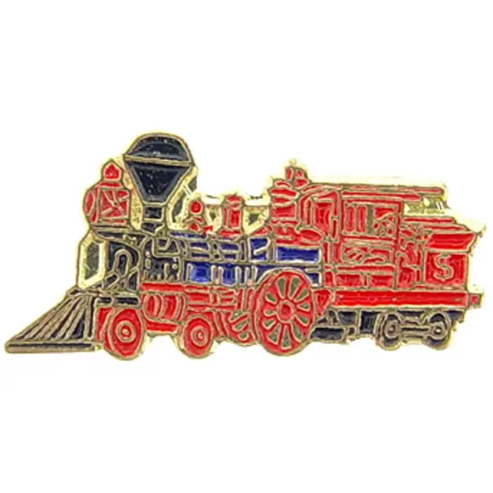 CP Huntington Locomotive Pin Red 1" {1}