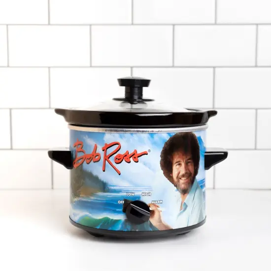 Uncanny Brands Bob Ross 2-Quart Slow Cooker {5}