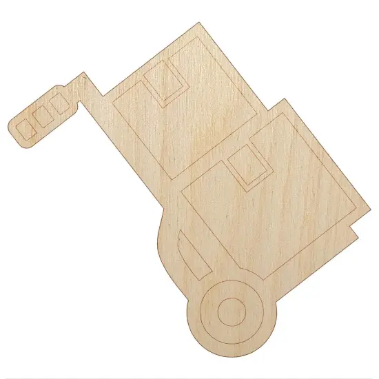 Hand Truck Dolly for Moving Boxes Unfinished Wood Shape Piece Cutout for DIY Craft Projects {7}