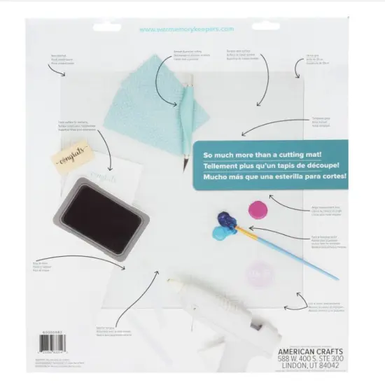 We R Memory Keepers TRIMMERS & MATS - PRECISION GLASS CUTTING MAT LILAC 60000582 {4}