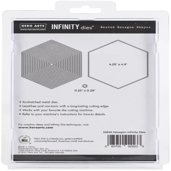 Hero Arts Infinity Dies-Hexagon {2}