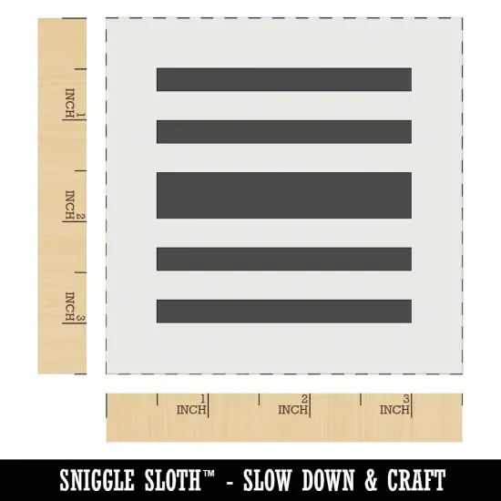 Stripe Pattern Background Wall Cookie DIY Craft Reusable Stencil {5}