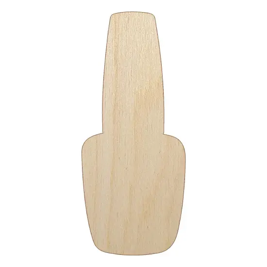 Cute Nail Polish Unfinished Wood Shape Piece Cutout for DIY Craft Projects {7}