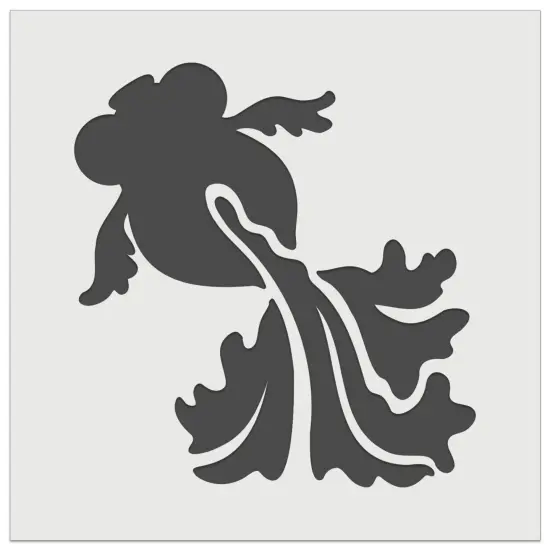 Telescope Goldfish Silhouette Koi Wall Cookie DIY Craft Reusable Stencil {7}