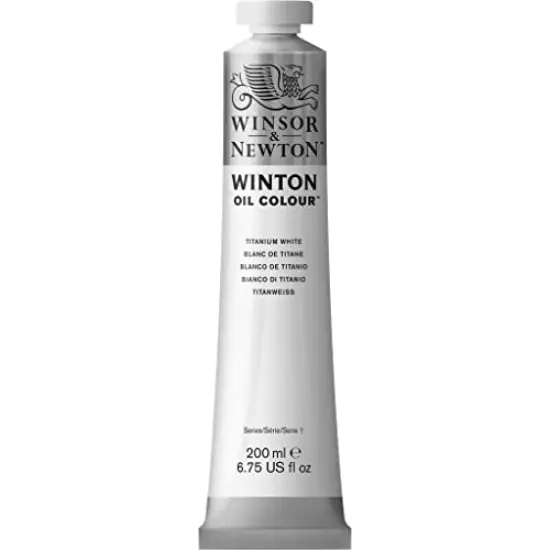 Winton Oil Color, 200ml (6.75-oz) Tube, Titanium White {1}