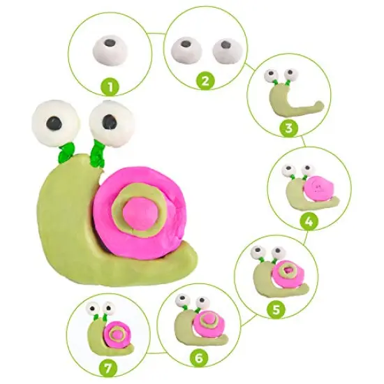 Polymer Clay, Modeling Clay for Kids DIY Starter Kits, 50 Color Oven Baked Model Clay, Non-Toxic, Non-Sticky, with Sculpting Tools, Ideal Gift for Boys, Girls and Artists {5}