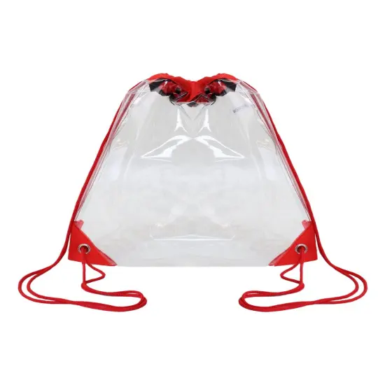 Ultimate Stylish Clear Drawstring Pack | PVC material Fashionable Transparent Travel Backpack | RAHEEV&reg; {3}