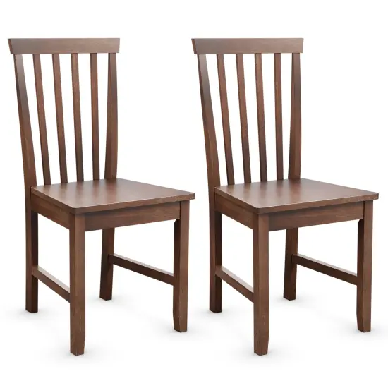 Set of 2 Dining Chair with Solid Wooden Legs {2}