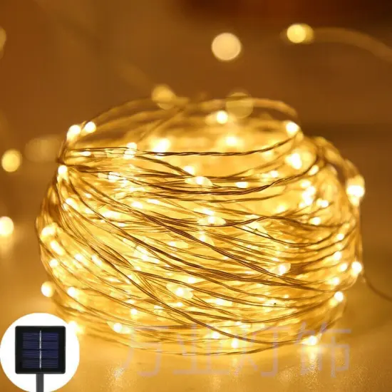 Solar LED Fairy Lights for Outdoor Parties and Christmas Decor {1}