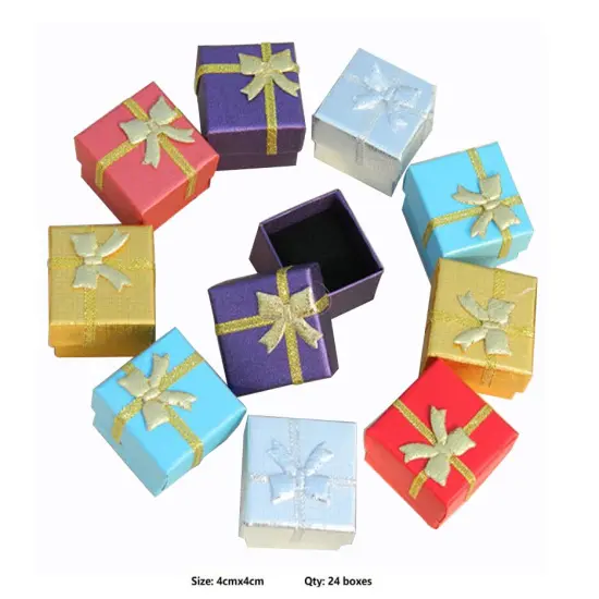 Kitcheniva Jewelry Gift Boxes 24 Pcs Blue {3}