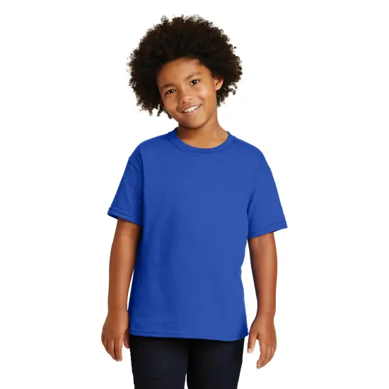 RADYAN&reg; Youth Crew Neck Short Sleeve T-Shirt Royal {1}