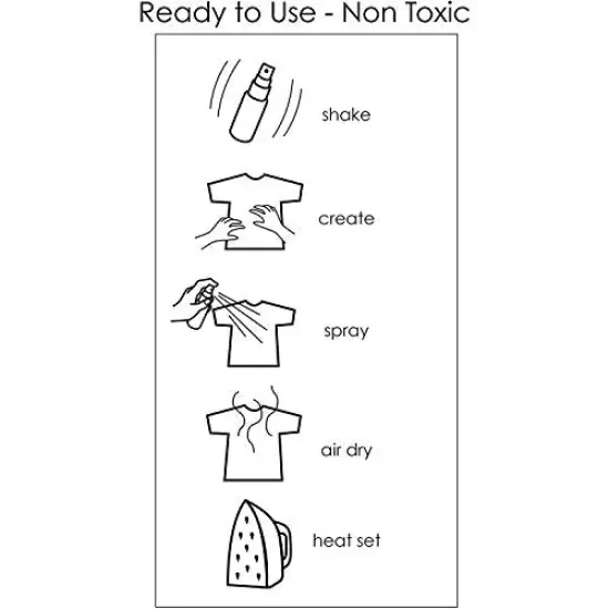 Spring Tie-Dye Kit, Fabric Dye Spray, 3 Colors {5}