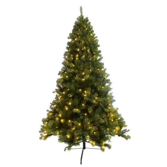 7.5ft Pre-lit Artificial Christmas Tree with 400 LED Lights {1}