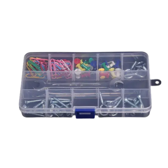 Kitcheniva 5 Pcs Clear Plastic Bead Storage Container Jewelry Box {2}