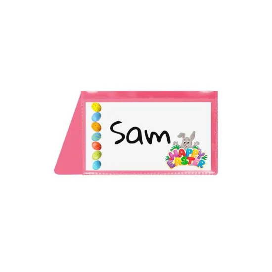 StoreSMART - Placecard Nametag Holders - Easter Pack - 20 Pack - Pink and Purple {2}