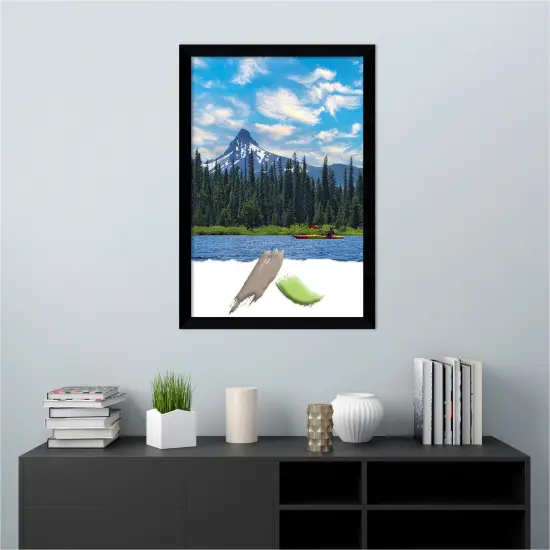 Black Museum Wood Picture Frame, Photo Frame, Art Frame {5}