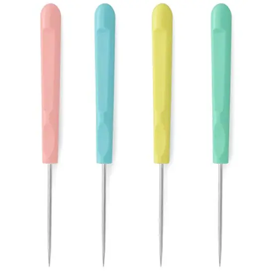 4 Pieces Sugar Stir Needle Scriber Needle Cookie Decorating Supplies Tool 5.2 Inches {2}