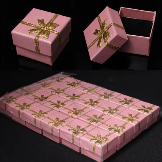 Kitcheniva Jewelry Gift Boxes 24 Pcs Pink {1}