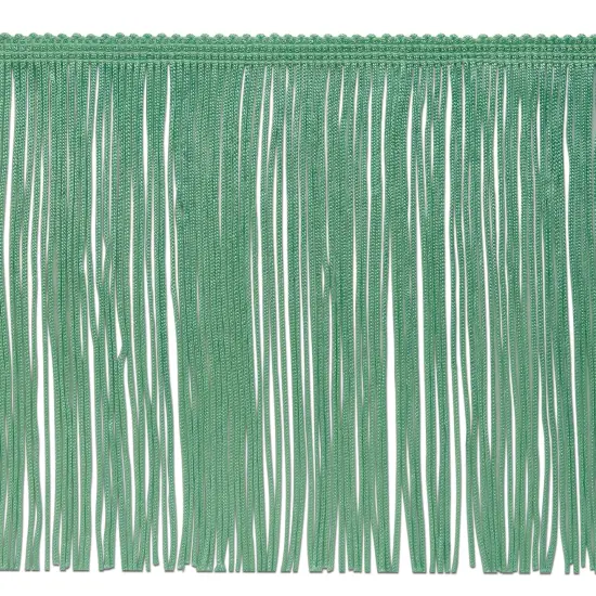 20 Yards of 6" Chainette Fringe Trim | 20 yard cut Mint Green {1}
