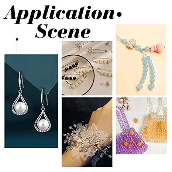 720 pieces 24 Color 8mm Glass Beads Black Bracelet Beads Round Marble Loose Beads Crystal Spacers for Bracelet Earring Necklace Jewelry Making Halloween Eid Mubarak Ramadan Decoration {3}