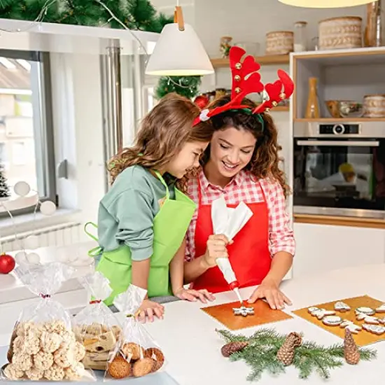 200 Pcs 10 in x 6 in(1.4mil.) Clear Flat Cello Cellophane Treat Bags Good for Bakery, Cookies, Candies,Dessert with five random color Twist Ties! {4}