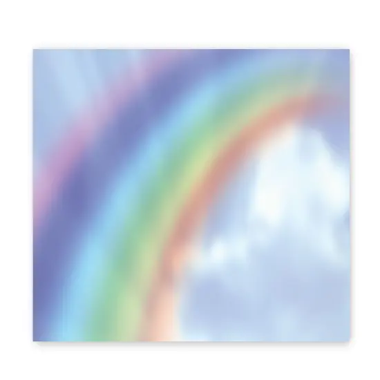 Great Papers! Note Card and White Envelope, Rainbow, 4.75" x 3.375"(folded), 20 count {2}