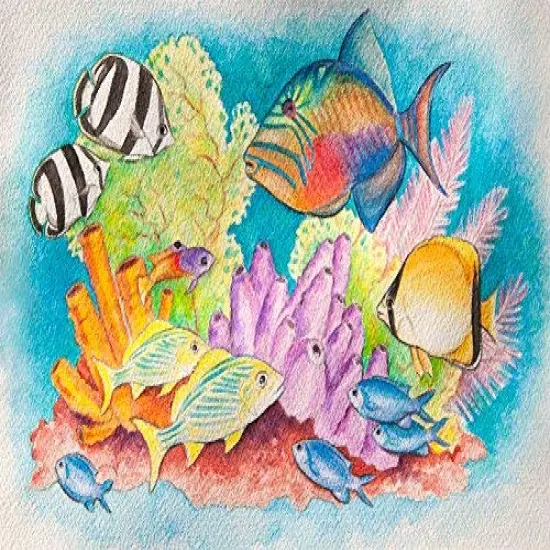 Bulk 18 Packs of Watercolor Paint with Wood Brushes 8 Washable Colors for Kids, Families, Classrooms, Parties, All Ages {2}