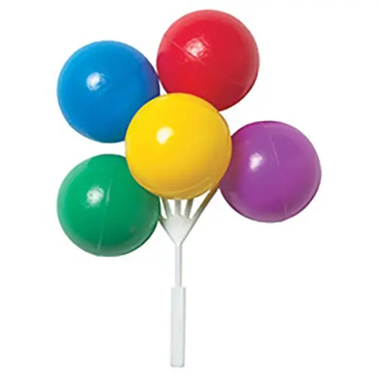 Primary Balloon Cluster DecoPics&reg; Cupcake Decoration, 12ct {1}
